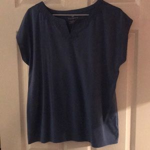 The Talbots royal blue, cap sleeve top.